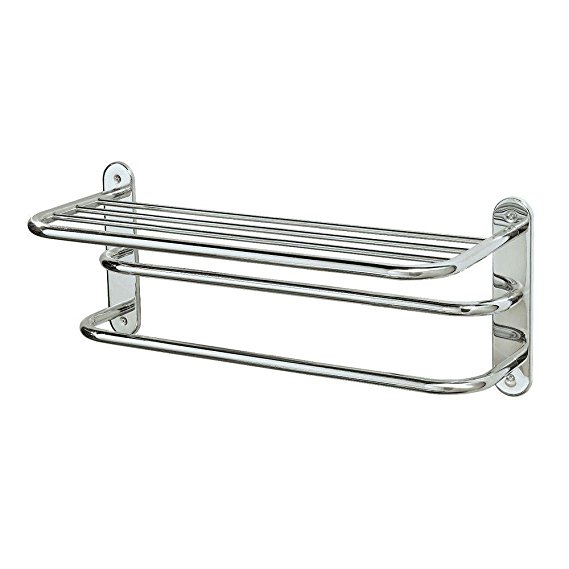 Gatco 1534 10-1/2-Inch by 26-1/2-Inch Towel Rack, Chrome