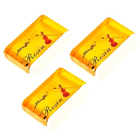 String Rosin for Violin Viola and Cello Rosin for Bows (yellow 3 pack)