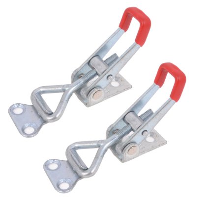 Uxcell a14052800ux0036 4001 100Kg 220-Pound Triangle Shaped Lever Latch Toggle Clamp, 2-Piece