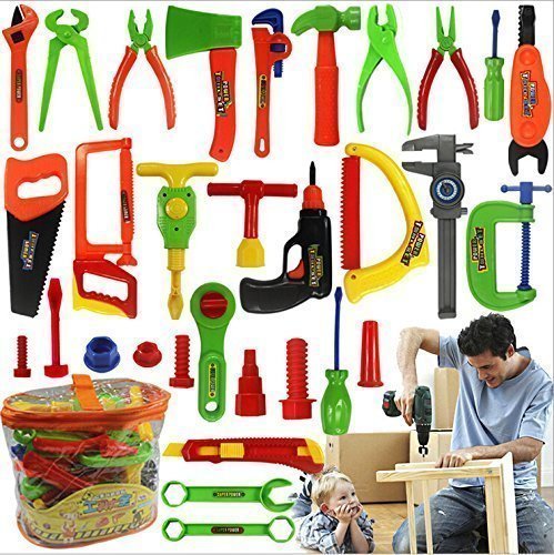 Niuniu Daddy 34-piece Children Repair Tools Toy Set Pretend Play