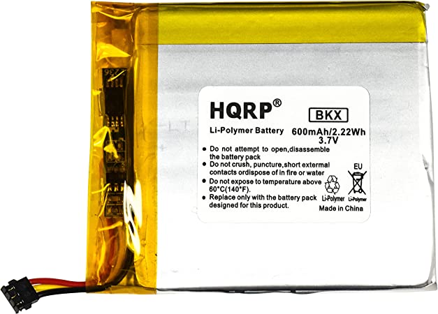 HQRP 600mAh Battery Compatible with Nest 3rd Generation, Nest 2rd Generation, Nest-E Thermostat KAR1-284449 T3007ES T3008US A0013 T4000ES