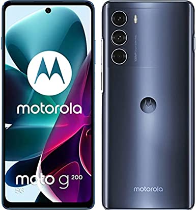 Motorola Moto G200 5G   4G LTE 128GB   8GB 6.8" NFC Unlocked Triple 108 Mp Camera XT2175-1 (Not for Verizon Metro Tmobile At&t Cricket) Global Version   (Fast Car Charger Bundle) (Purple Mirage)