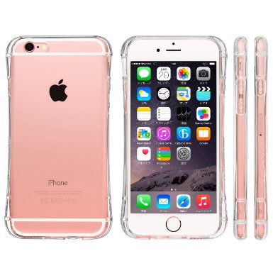 iPhone 6 plus  6s plus Highend Berry Original Soft TPU Clear Case Arc with Protective Cap for ChargingHeadphones Port