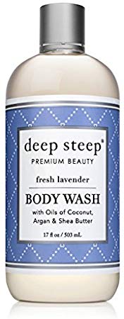 Deep Steep Body Wash, Fresh Lavender, 17 Ounce
