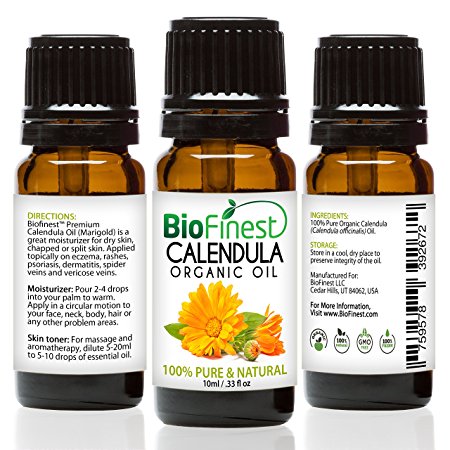 BioFinest Calendula Organic Oil with E-Book, 10 ml