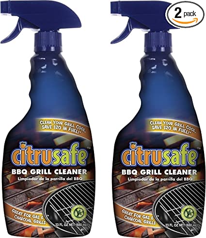 Bryson Industries Grill Cleaning Spray - BBQ Grid And Grill Grate Cleanser By Citrusafe (23 oz) (2, 23 oz)