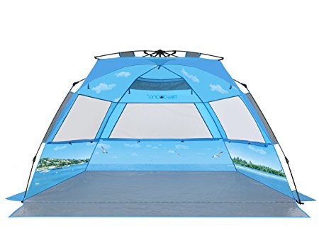 mittaGonG Instant Pop Up Portable Beach Tent Sun Shelter XL