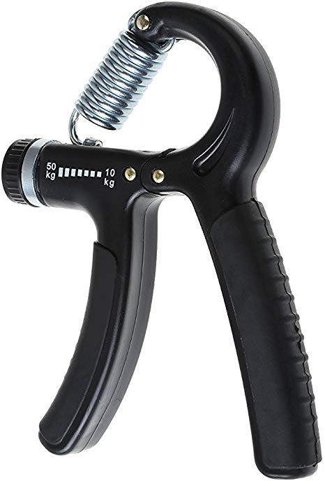 Luxon 1pc Hand Grip Strengthener Adjustable Resistance 22-110 Lbs (10 - 50kg) -Hand Grip Exerciser, Strengthen Grip, Hand Squeezer, Forearm Grip, Wrist Hand Exercise, Gripper, Finger Strengthener