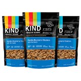 KIND Healthy Grains Granola Clusters Vanilla Blueberry with Flax Seeds 11 Ounce Bags 3 Count