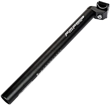 UPANBIKE 13.8inch (350mm) Bike Bicycle Alluminium Alloy Seat Post with Micro Adjust Clamp (φ 25.4 27.2 28.6 30.4 30.8 31.6mm)