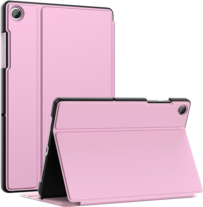 MoKo Case for Samsung Galaxy Tab A9 Plus 11-Inch 2023, Multi-Angle Viewing Slim Hard Back Shell Protective Cover Case with Auto Wake/Sleep for Galaxy Tab A9  Tablet SM-X210/SM-X216/SM-X218, Pink