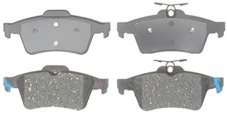 ACDelco 14D1095CH Advantage Ceramic Rear Disc Brake Pad Set with Hardware