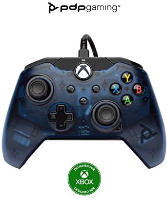 PDP Gaming Wired Controller: Midnight Blue - Xbox Series X|S, Xbox One, PC