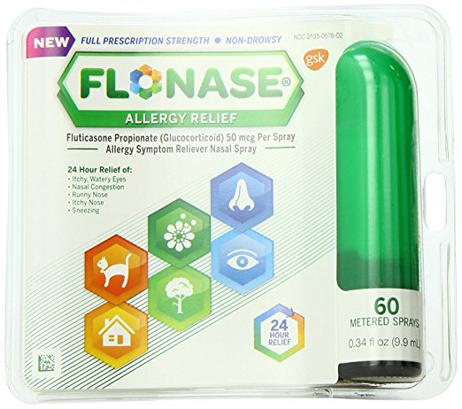 Flonase Allergy Relief Nasal Spray (2 Pack (60 x 2))