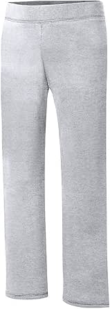 Hanes Girls' Big ComfortSoft EcoSmart Open Bottom Leg Sweatpants