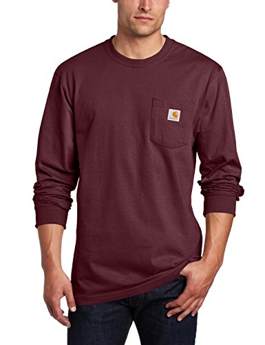 Carhartt Men's Workwear Midweight Jersey Pocket Long-Sleeve T-Shirt K126