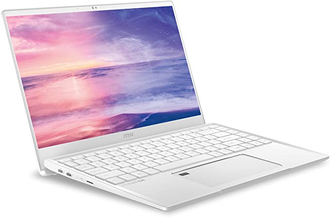 MSI Prestige 14 A10SC-230 14" UHD 4k Ultra Thin and Light Professional Laptop Intel Core i7-10510U GTX1650 MAX-Q 16GB DDR4 512GB NVMe SSD Win10Pro TB3, White