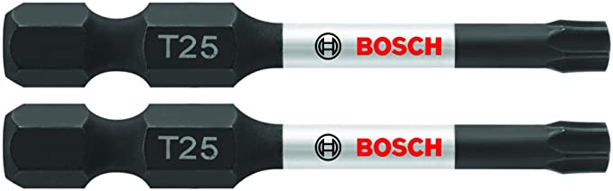 Bosch ITT25202 2 pc. Impact Tough 2 In. Torx #25 Power Bits