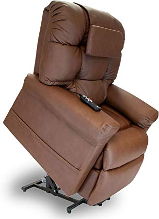 WiseLift 450 Sleeper Lift Chair - Enduralux™ Leather (Mocha)