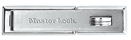 Master Lock 730DPF Heavy Duty Hasp, Straight Bar, 7-1/4-inch