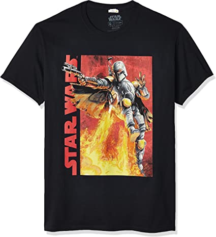 Star Wars Men's My Backpack's Got Jets Graphic T-Shirt