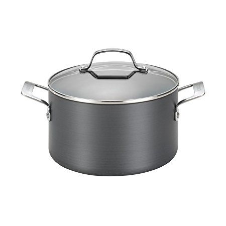 Circulon Genesis Hard-Anodized Nonstick 4-1/2-Quart Covered Dutch Oven