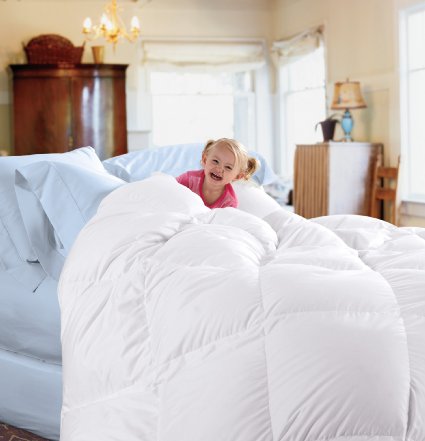Cuddledown 233TC Down Comforter King Level 1 White