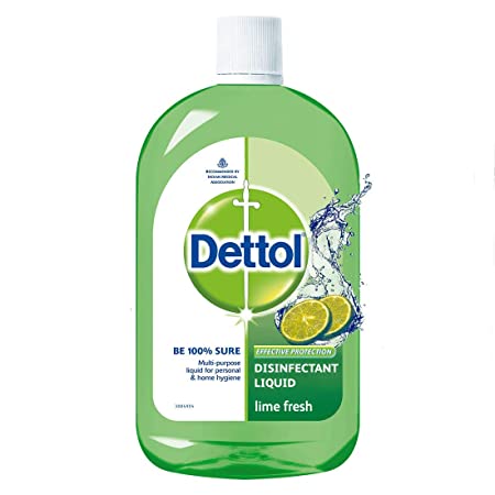 Dettol Liquid Disinfectant Cleaner for Home, Lime Fresh, 1L