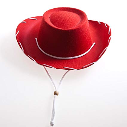 Century Novelty Children's Red Felt Cowboy Hat