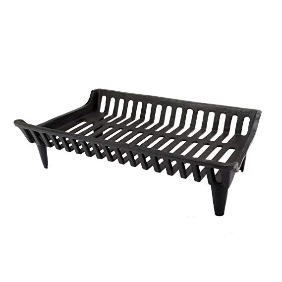 Hy-C Liberty Foundry G800-27 Cast Iron Fireplace Grate with Legs, 27-Inches