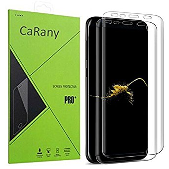 CaRany Galaxy S8 Plus Screen Protector,[2 Pack] S8 Plus Screen Protector [Not Glass] Anti-Bubble Ultra Clear[Case Friendly] TPU Screen Protector for Samsung Galaxy S8 Plus