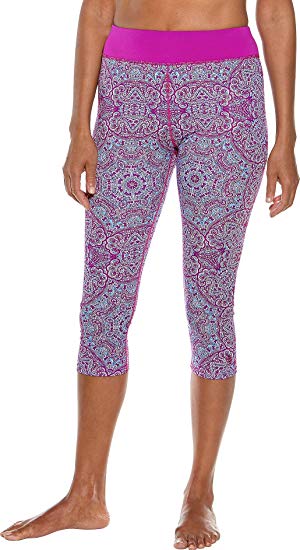 Coolibar UPF 50  Women's Deep Water Swim Capris - Sun Protective