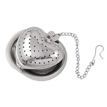 TOOGOO(R) Stainless Steel Heart Shaped Tea Infuser Strainer Mesh Ball