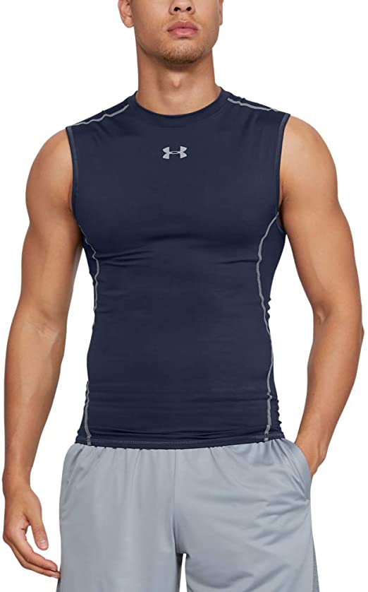 Under Armour Men's HeatGear Armour Sleeveless Compression T-shirt