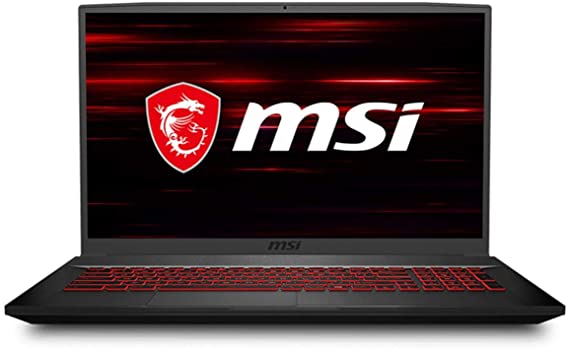 MSI GF75 Thin 17.3" Full HD Gaming Notebook Computer, Intel Core i5-10300H 2.6GHz, 8GB RAM, 512GB SSD, NVIDIA GeForce GTX 1650 4GB, Windows 10 Home