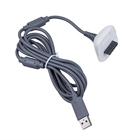 TOOGOO(R) NEW USB Charger Cable for Xbox 360 Wireless Controller