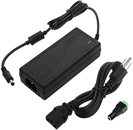 Aclorol 12V Power Supply 12V 6A 72W Charger, 100V-240V / 110V - 220V AC to DC Adapter 12 Volt 6 and Converter 5.5x2.1mm Plug for LED Strip Pixel Rope Light Wireless Router ADSL Cats IP Camera