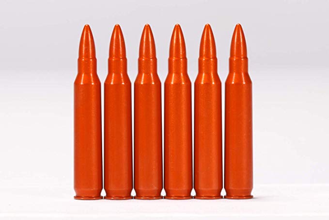 A-ZOOM 223 REM SNAP Cap, Orange, 6PK