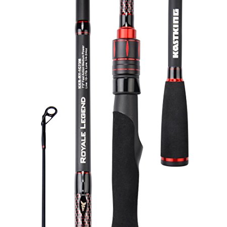 KastKing Royale Legend Casting & Spinning Fishing Rods – Designed Specifically For Bass Fishing - 1 & 2 pc Fishing Poles - Tournament Proven Quality & Performance, and Premium Fuji Components