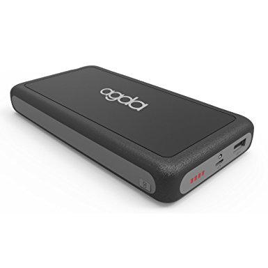 AGDATravel Pro 20000mAh Power Bank External Battery 3A Output Dual USB Compact Portable Charger Backup Pack For iPhone 6s 6 Plus, iPad ,Samsung Galaxy and More