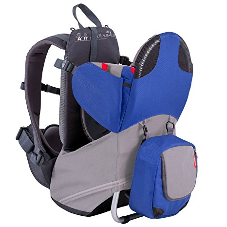 phil&teds Parade Lightweight Backpack Carrier, Blue/Grey