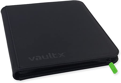 Vault X Premium Exo-Tec® Zip Binder - 9 Pocket Trading Card Album Folder - 360 Side Loading Pocket Binder for TCG