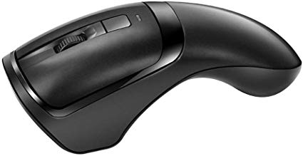 THARO Wireless Mouse Scanner, M3 2D Wireless Barcode Scanner Read 1D&2D Codes with Mouse Functions (Black)