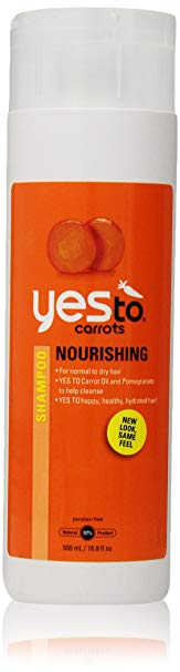 Yes To Carrots Nourishing Shampoo for Normal to Dry Hair, 16.9 Fluid Ounce