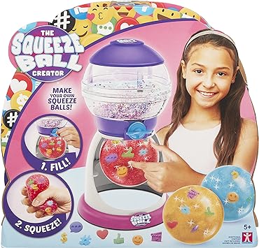 The Squeeze Ball Creator Creative Reusable Squeeze Ball Maker for Boys and Girls - Mix Fill and Squeeze Reusable Stress Ball Playset with Accessories