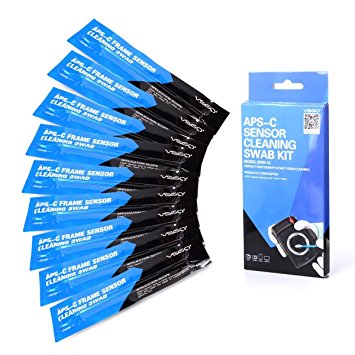 XCSOURCE 10pcs Dry CCD SWAB APS-C Frame Cleaning Kit for DSLR CCD CMOS Cameras SLR DC580