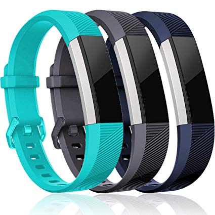 Maledan Replacement Bands Compatible for Fitbit Alta, Alta HR and Fitbit Ace, Classic Accessories Band Sport Strap for Fitbit Alta HR, Fitbit Alta and Fitbit Ace, 3-Pack, Women Men