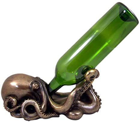 Drinking Octopus Wine Bottle Holder Seaworthy Wine Nautical Gifts