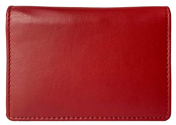 RFID Blocking Leather Wallets for Men and Women Travel Bifold Card Holder Top Quality Full Grain Cow Leather