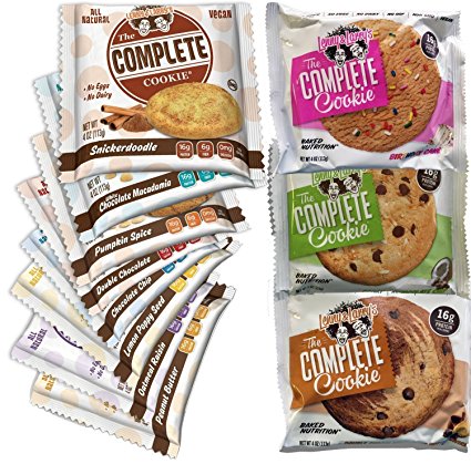 Lenny & Larry's 11 Cookie Variety with New Flavors (One of Each Cookie)